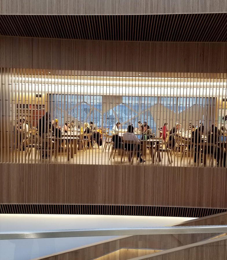 People reading in Calgary's new Central Library