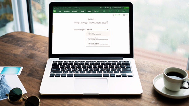 TD Direct Investing’s goal planning tool helps you establish a personalized strategic investement plan to target your goals.