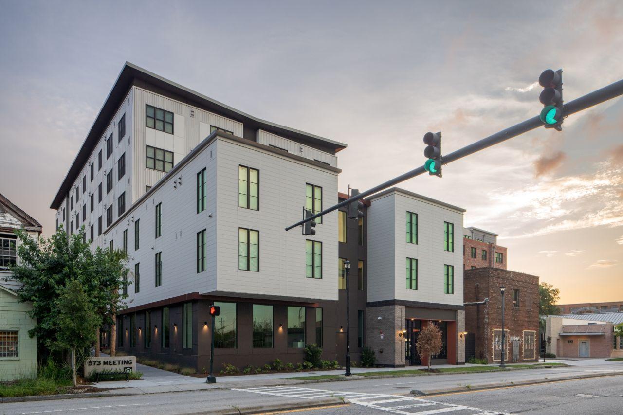 Exterior of 573 Meeting