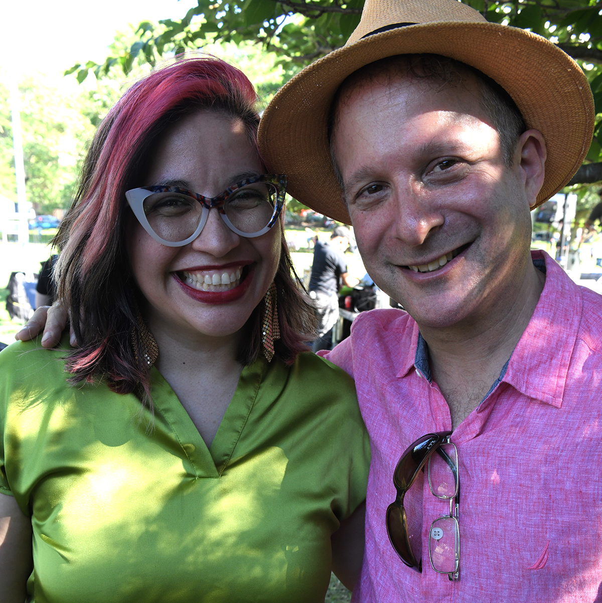 Janny Gonzalez, the organization’s Senior Director of Business Affairs, and Eli Yamin, Founder of Jazz Power Initiative, at the intergenerational Jazz Power Festival