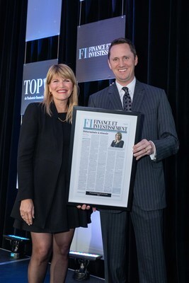Sylvie Demers, Chair, Quebec Market, TD Bank Group, and Joe Glionna, president, Newcom Media Inc. (CNW Group/TD Bank Group) Sylvie Demers, Chair, Quebec Market, TD Bank Group, and Joe Glionna, president, Newcom Media Inc. (CNW Group/TD Bank Group)