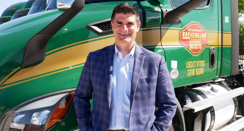 Jeff in front of truck