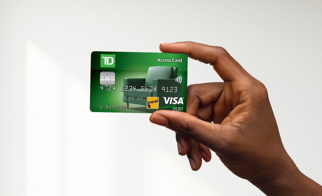 Image of TD Access debit card