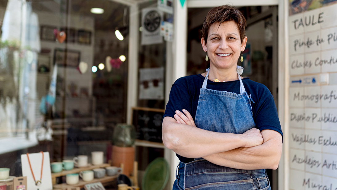 woman small business owner