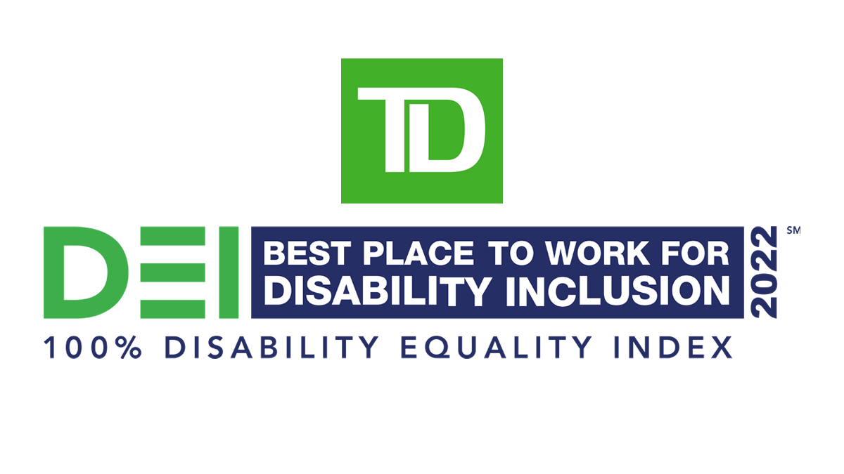 TD Bank Named Best Place to Work for Disability Inclusion for Eighth  Consecutive Year | TD Stories
