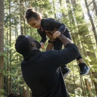 Man holding child