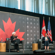 Janet Yellen and Chrystia Freeland