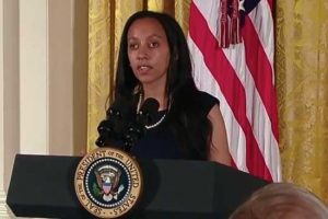 Haben Girma at the White House