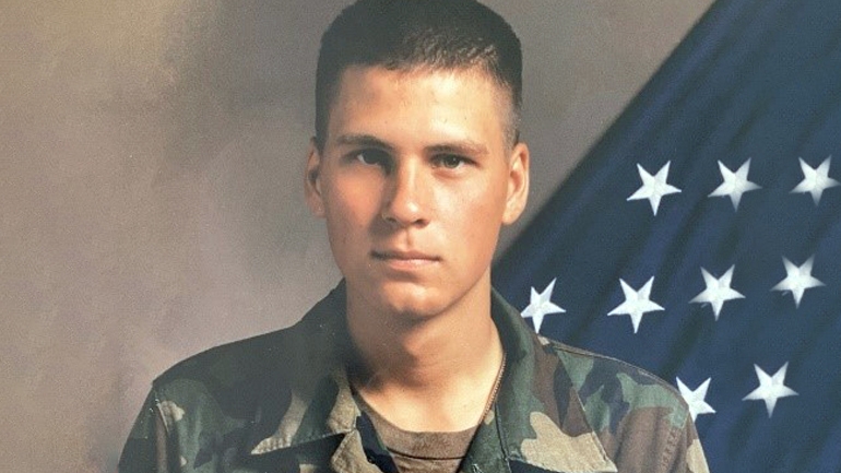 Paul Bajus in his army uniform