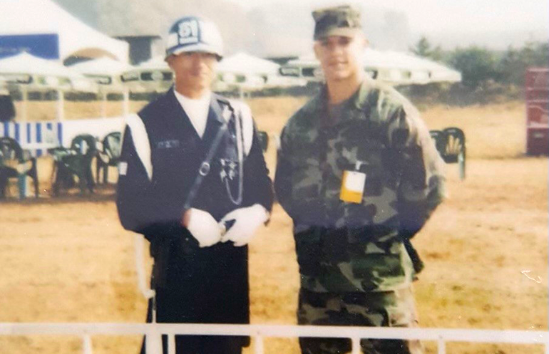 Chris at Seoul Air Show