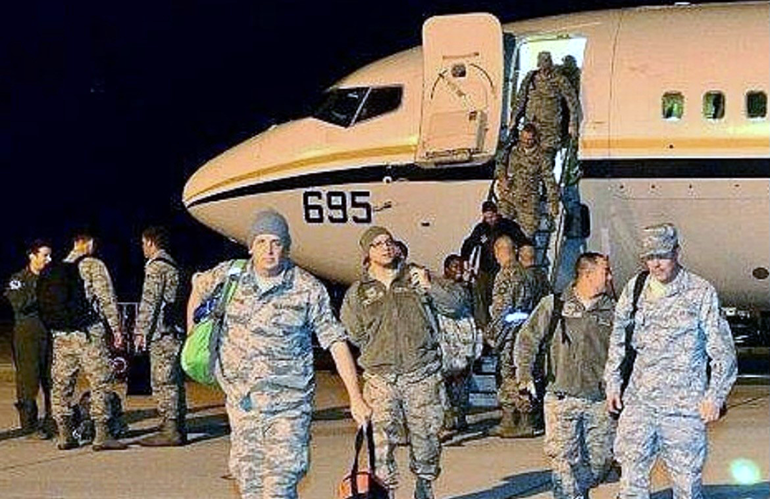 Training deployment to NAS Fallon, NV, a few months before his Parkinson's diagnosis