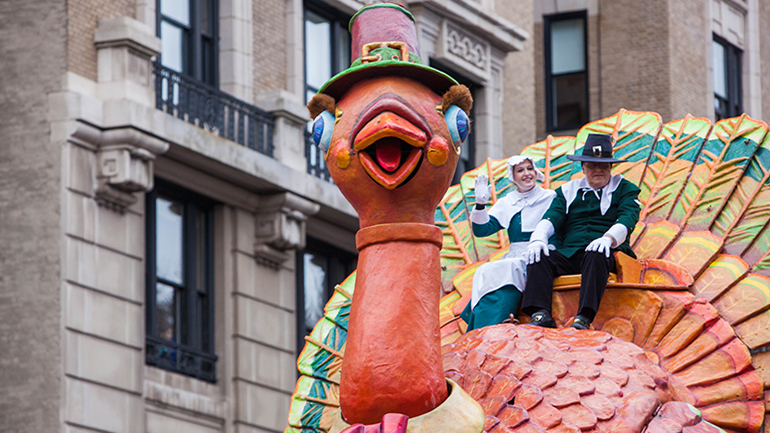 Thanksgiving Day Parade Turkey float