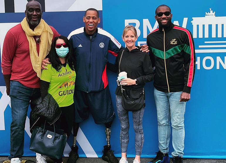 Tyrrell with other Achilles runners