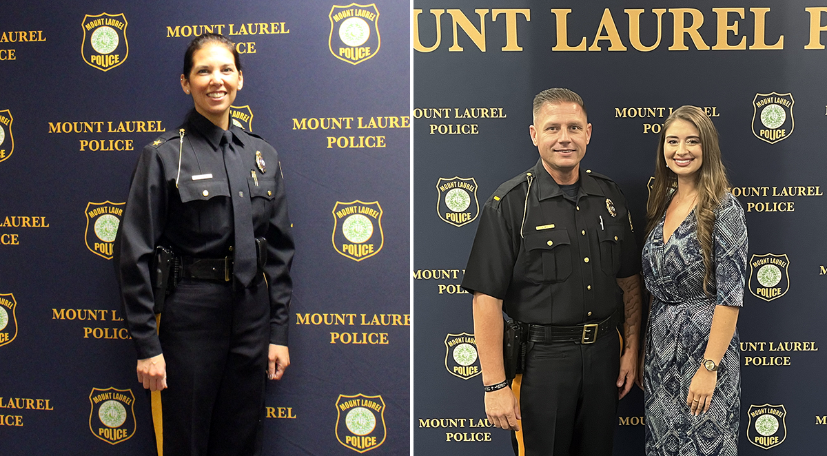 Judy Lynn Schiavone, Chief of Police for the Mount Laurel Police Department, and Lindsey Federer, TD Bank Fraud Management Strategist