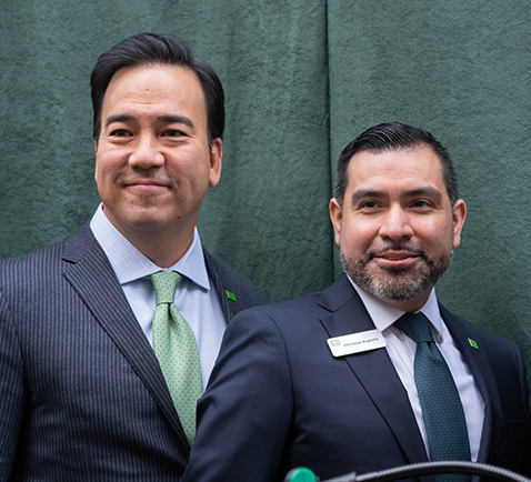 Andy Bregenzer and Christian Argueta