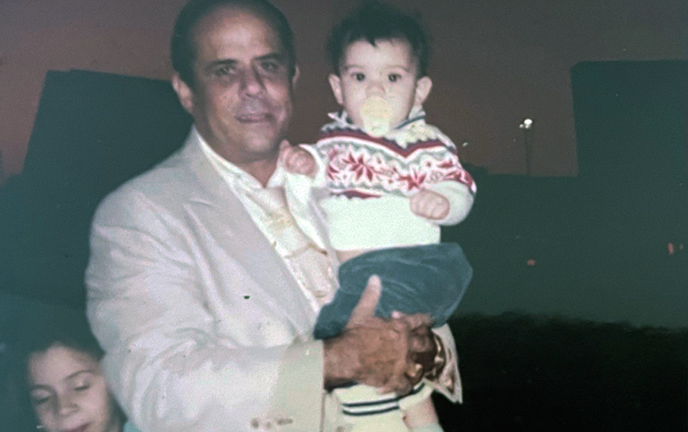 Henry as a baby when his family first moved to New York City