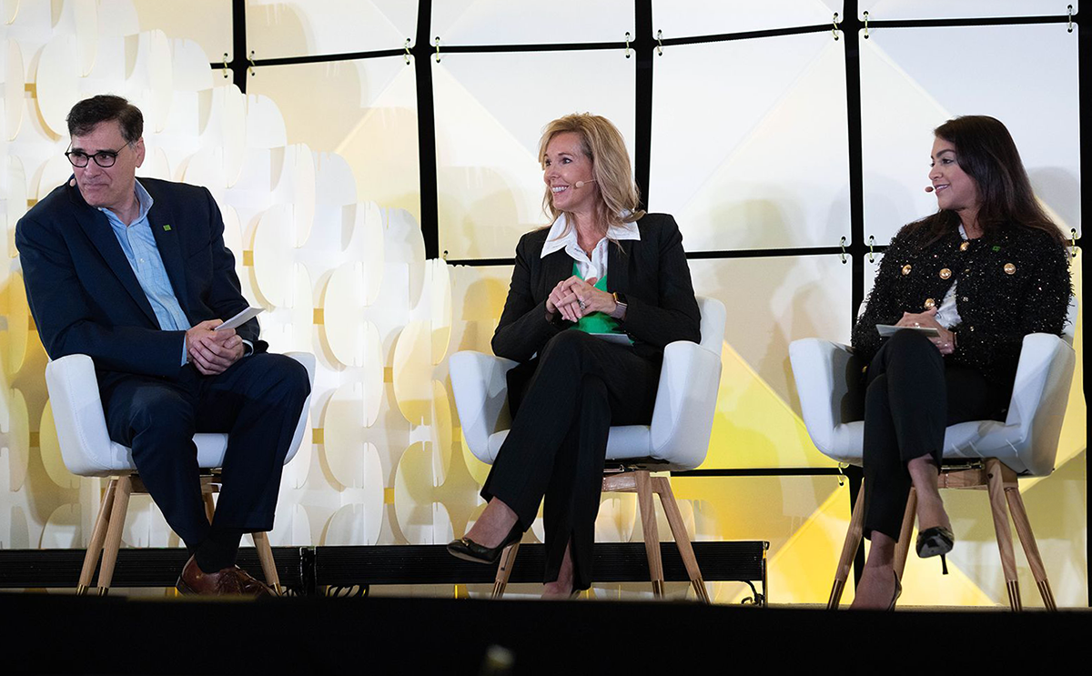 Jill Gateman on a panel at the Commercial Leadership Conference