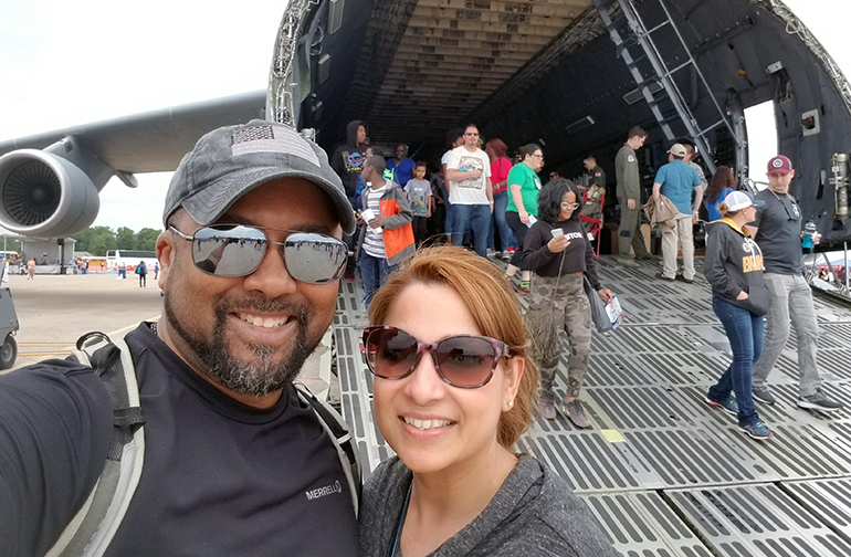 JoAnna Mason with her husband, Chuck