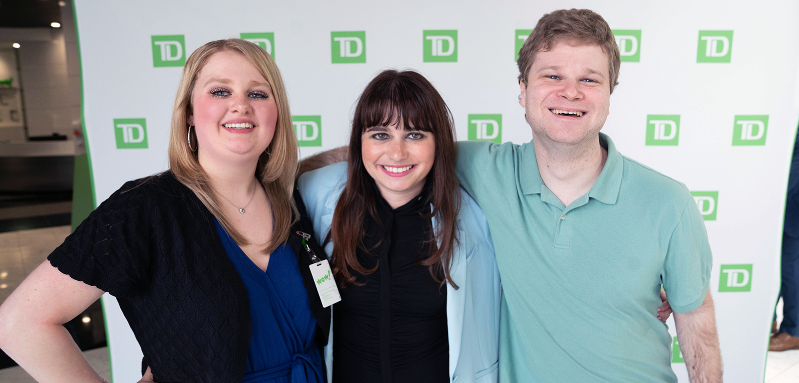 Paige with her TD colleagues
