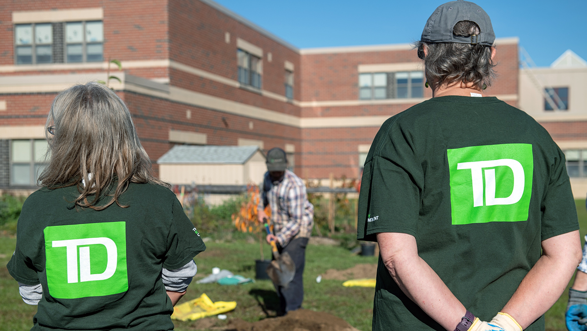 Two TD colleague volunteers