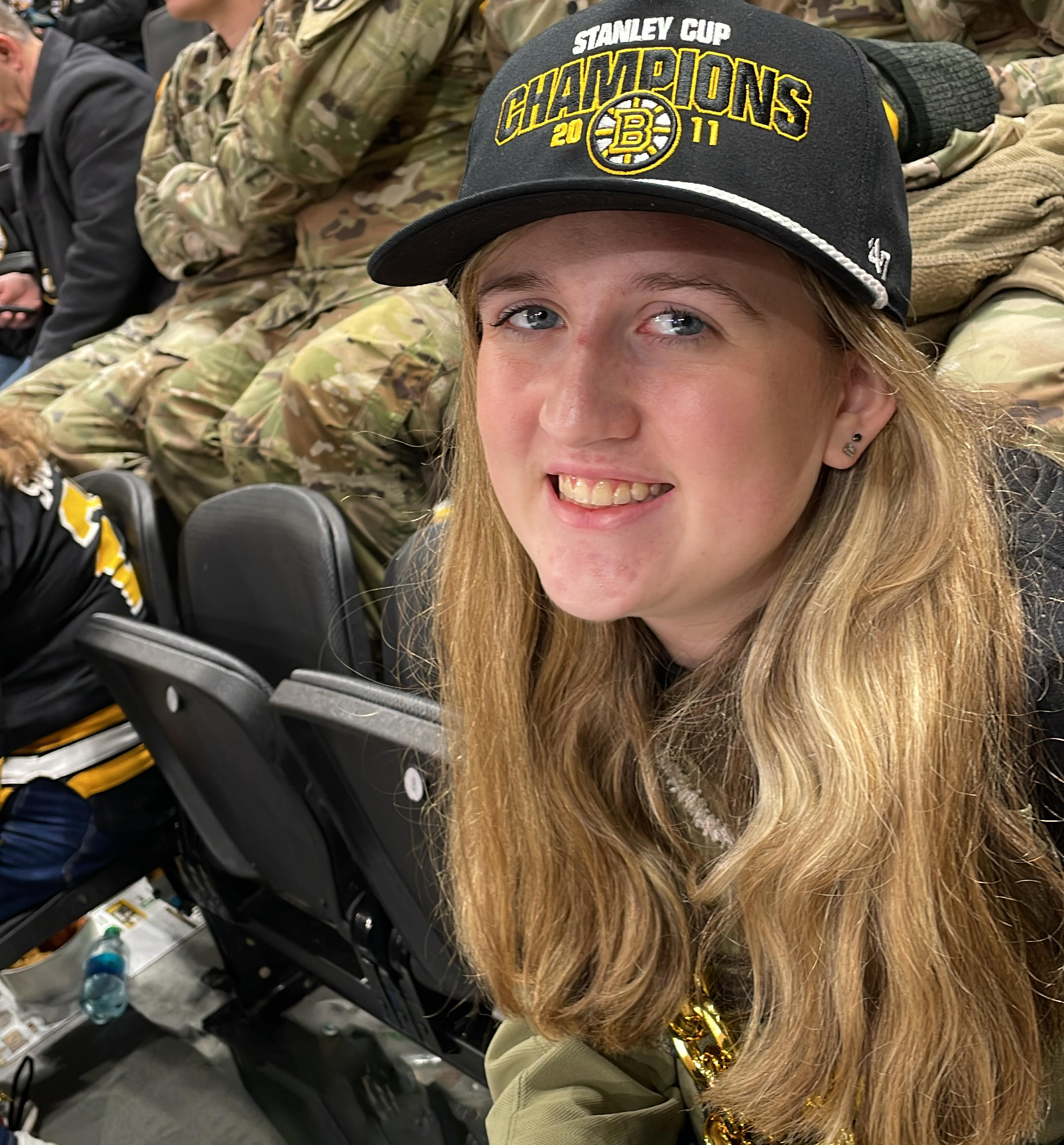 Skylah at the TD Garden