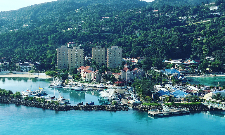 Resort in a tropical location