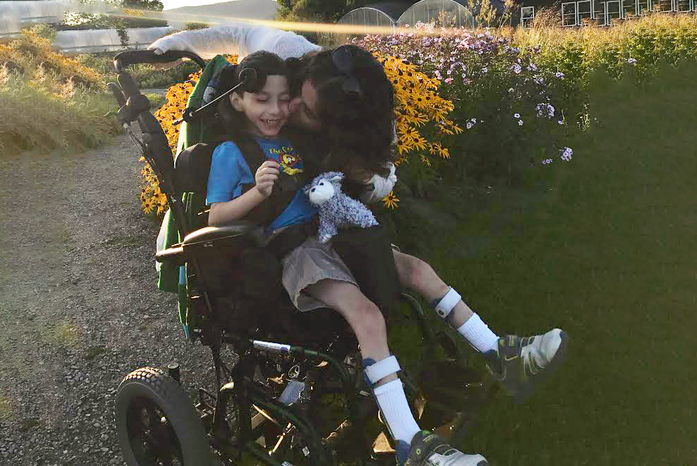 Jaclyn Greenberg and her son