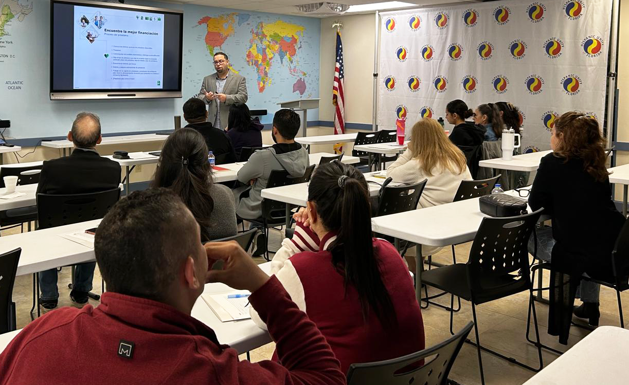 Financial education classroom
